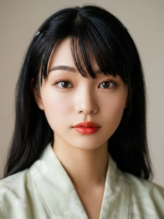 가상모델 #1254 얼굴 원본 12