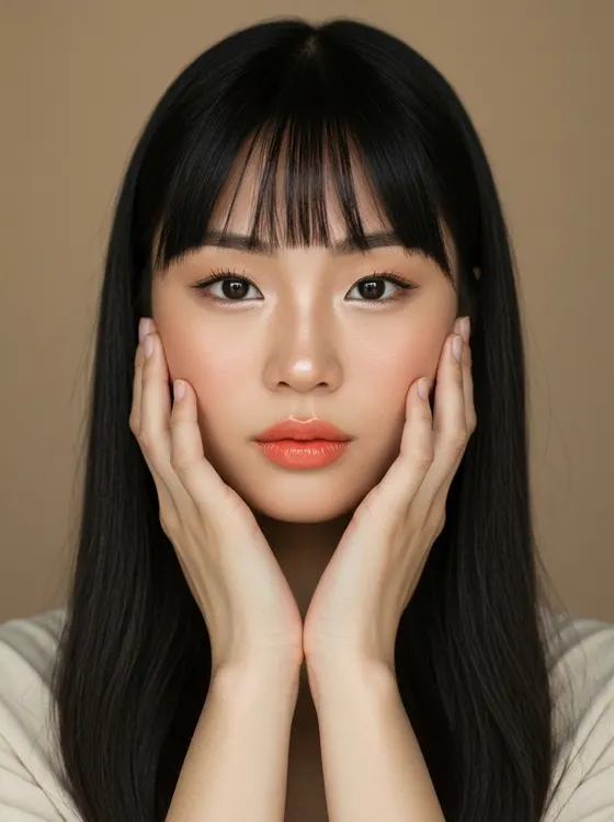가상모델 #1254 얼굴 원본 23