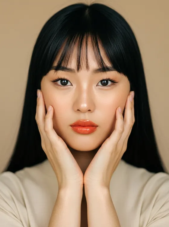 가상모델 #1254 얼굴 원본 24