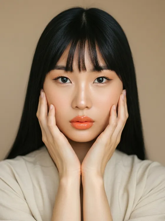 가상모델 #1255 얼굴 원본 1