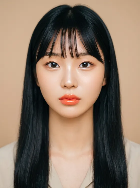 가상모델 #1255 얼굴 원본 3