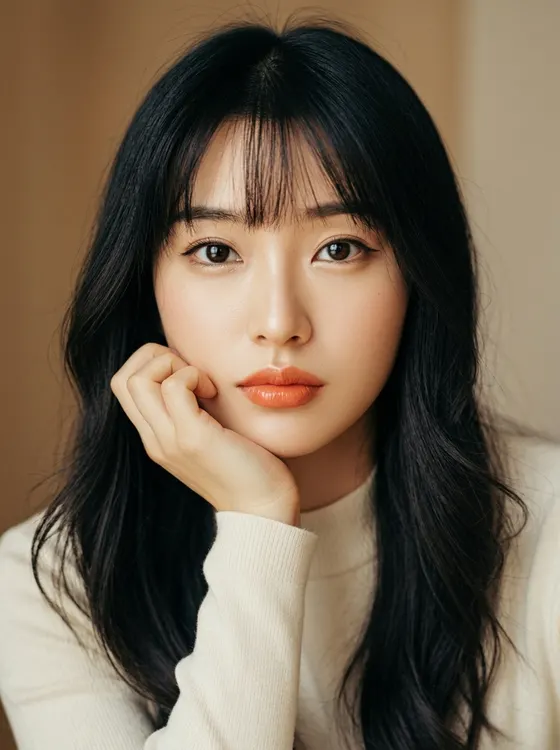 가상모델 #1256 얼굴 원본 6
