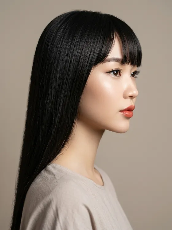 가상모델 #1256 얼굴 원본 15