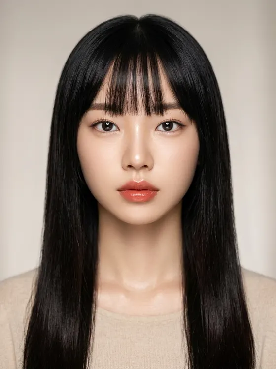 가상모델 #1256 얼굴 원본 20