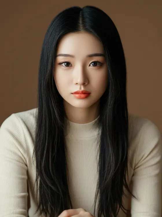 가상모델 #1259 얼굴 원본 12