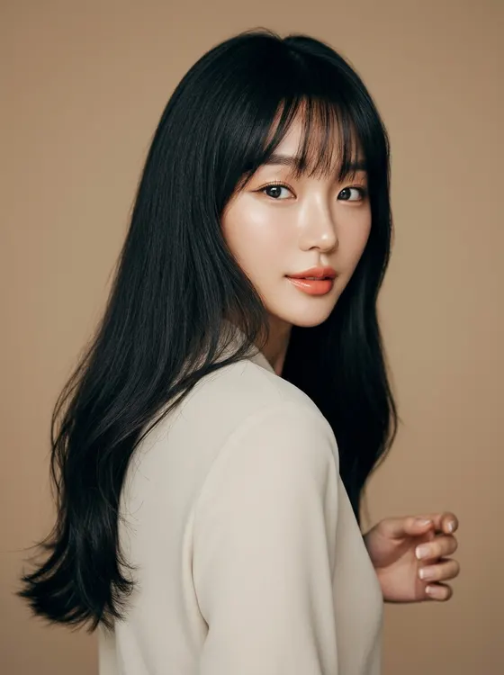 가상모델 #1260 얼굴 원본 2