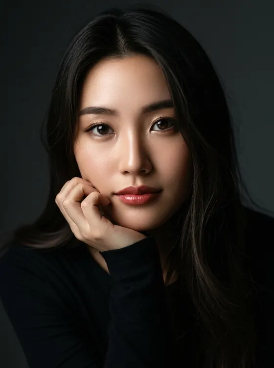 가상모델 #1265 얼굴 원본 18