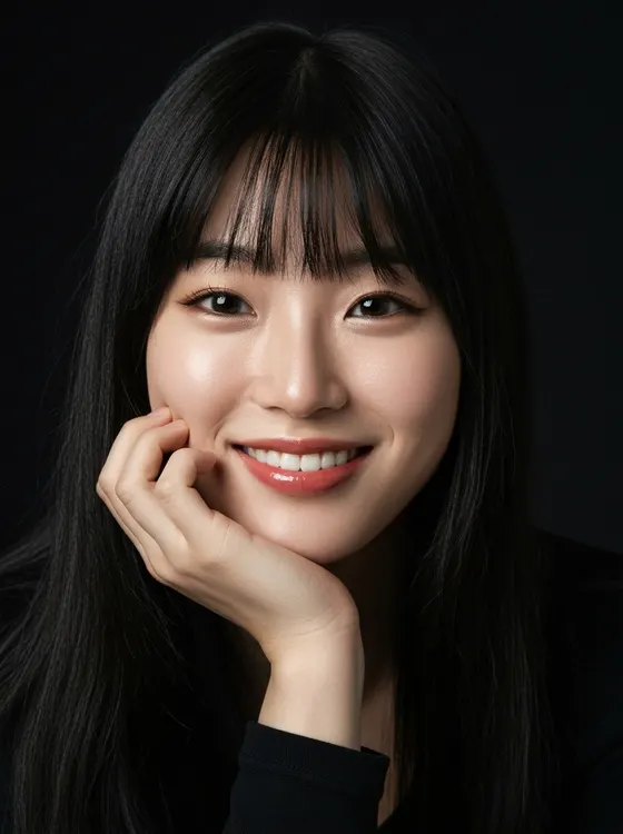 가상모델 #1271 얼굴 원본 9