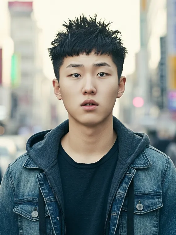 가상모델 #1364 얼굴 원본 4