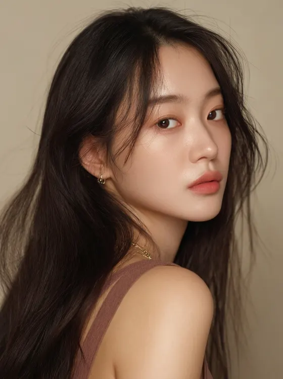 가상모델 #1308 얼굴 원본 4