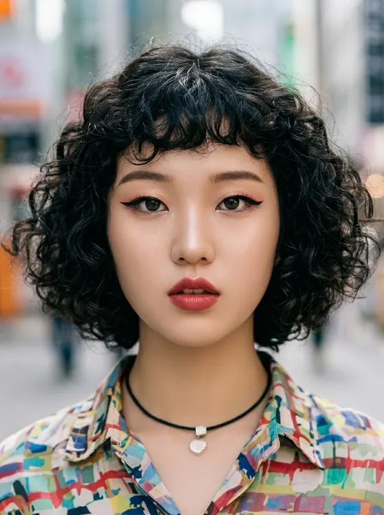 가상모델 #1374 얼굴 원본 1