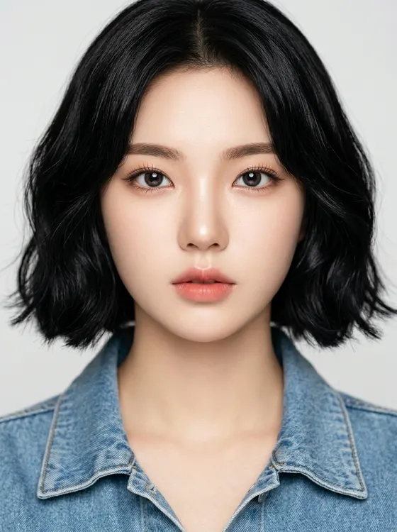가상모델 #1374 얼굴 원본 12