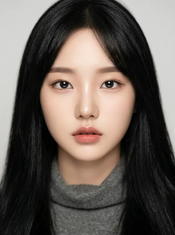 가상모델 #1374 얼굴 원본 23