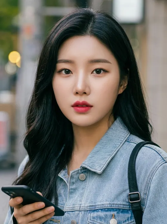가상모델 #1376 얼굴 원본 20