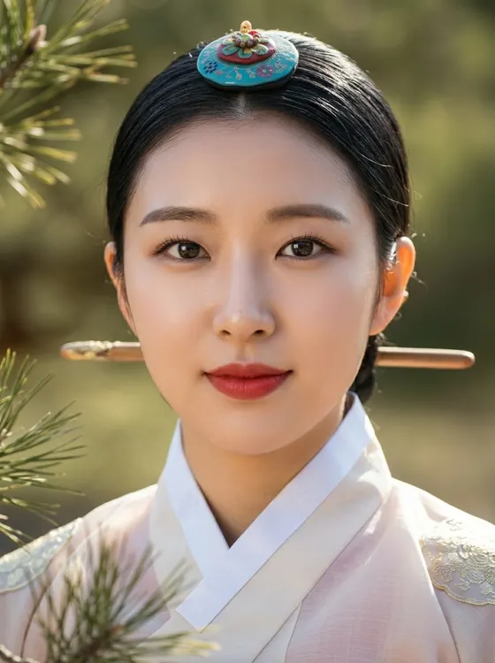 가상모델 #1376 얼굴 원본 24
