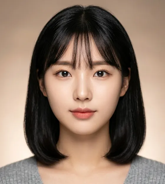 가상모델 #1383 얼굴 원본 12