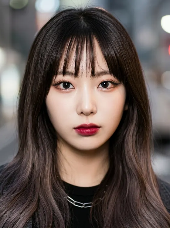 가상모델 #1383 얼굴 원본 23
