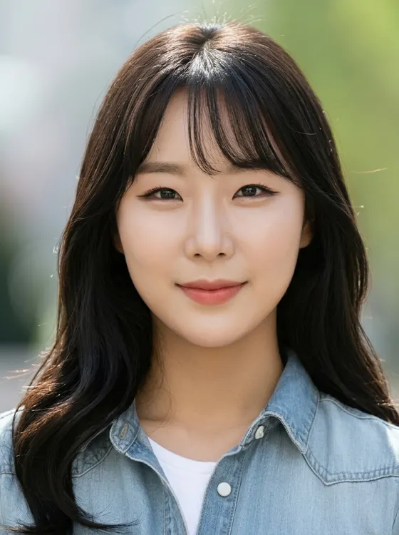 가상모델 #1392 얼굴 원본 12