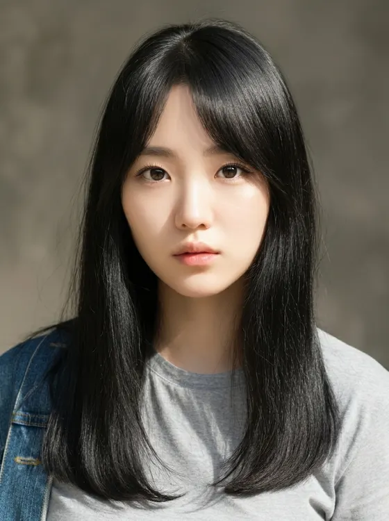 가상모델 #1392 얼굴 원본 17