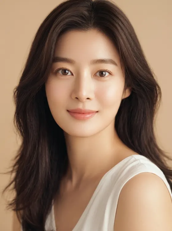 가상모델 #1300 얼굴 원본 5