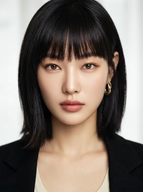 가상모델 #1300 얼굴 원본 22