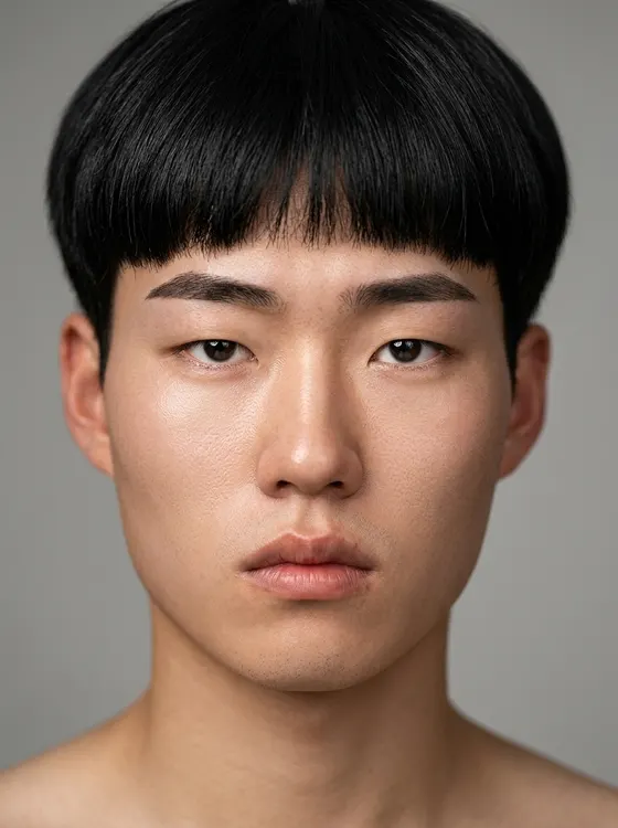 가상모델 #1405 얼굴 원본 8