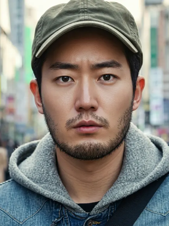 가상모델 #1425 얼굴 원본 14