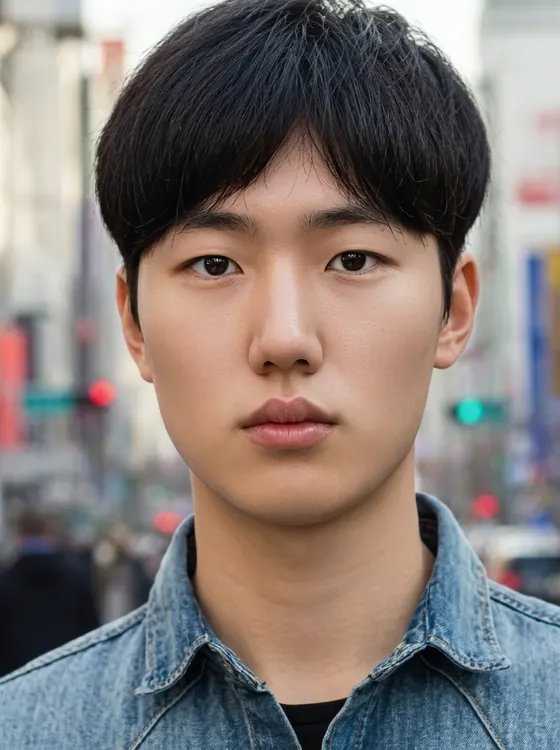 가상모델 #1434 얼굴 원본 1