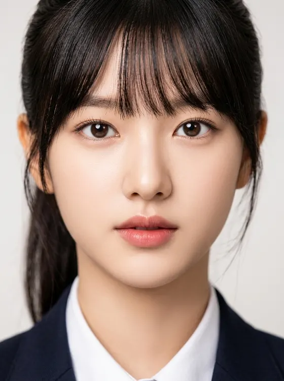 가상모델 #1454 얼굴 원본 4