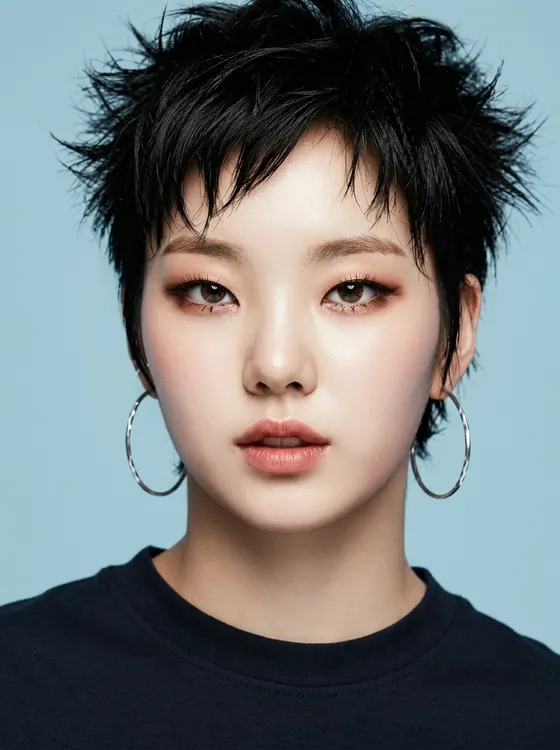 가상모델 #1454 얼굴 원본 13