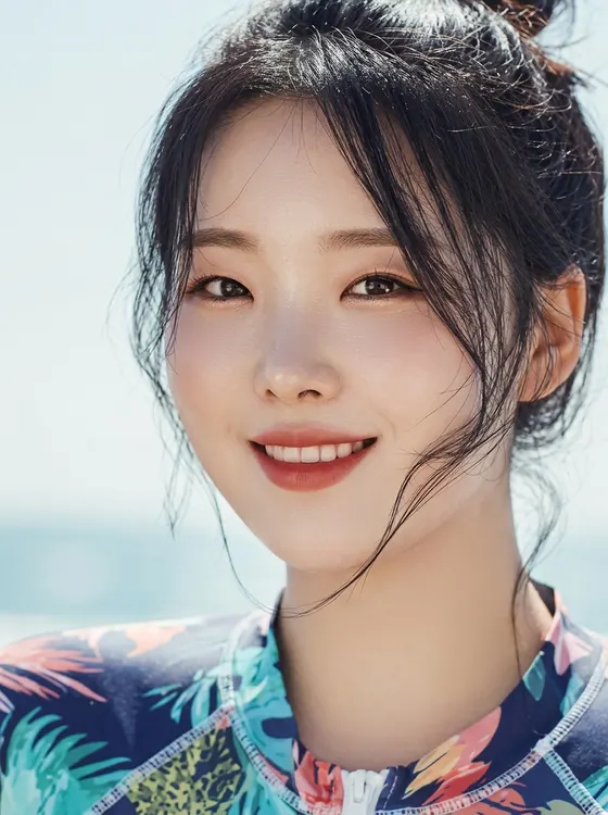 가상모델 #1457 얼굴 원본 13