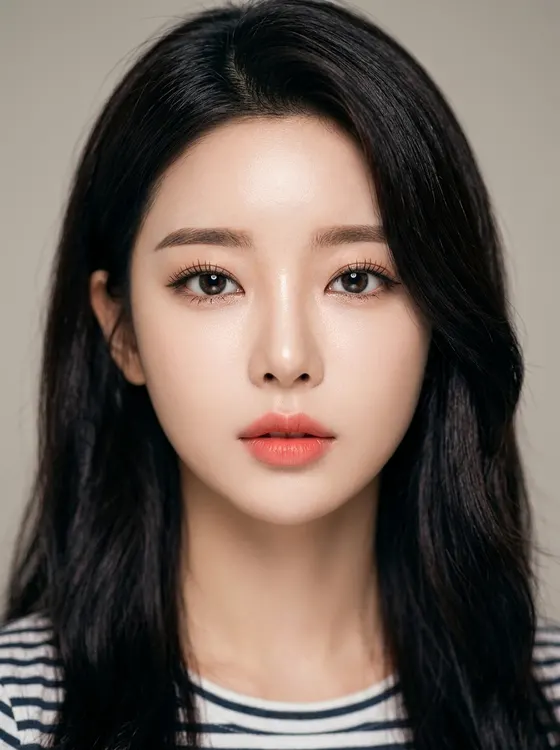 가상모델 #1461 얼굴 원본 5