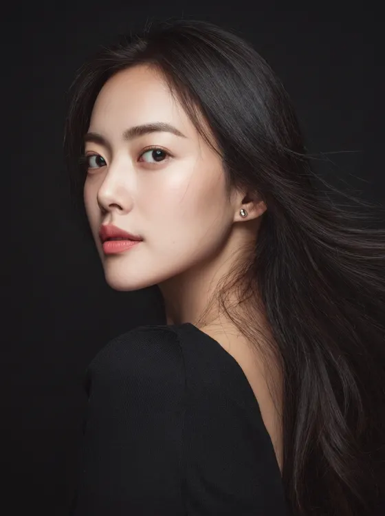 가상모델 #1291 얼굴 원본 23