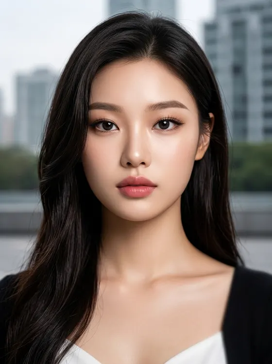 가상모델 #1491 얼굴 원본 3