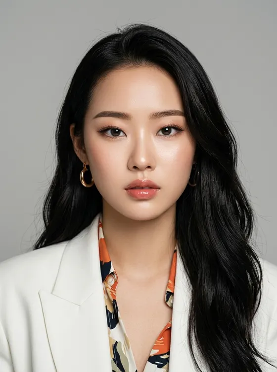 가상모델 #1491 얼굴 원본 19