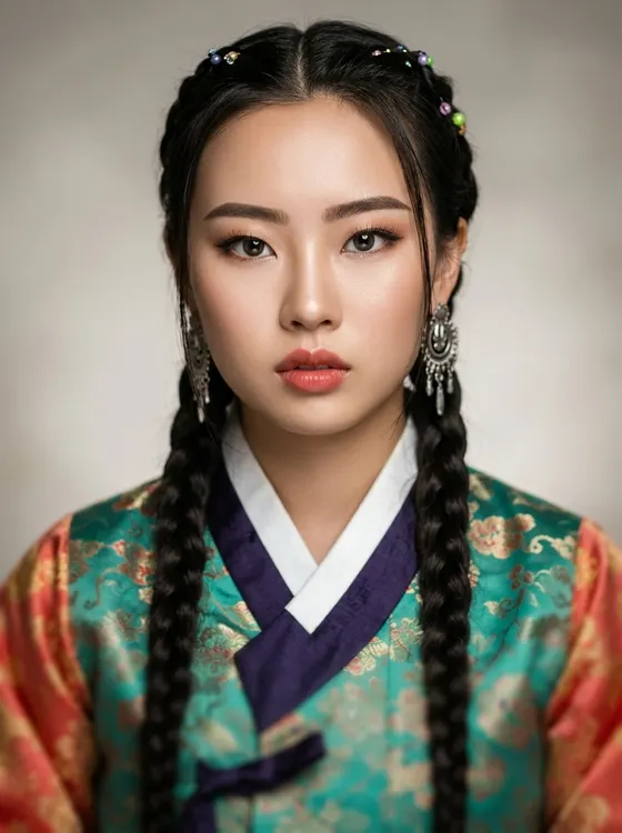 가상모델 #1491 얼굴 원본 22