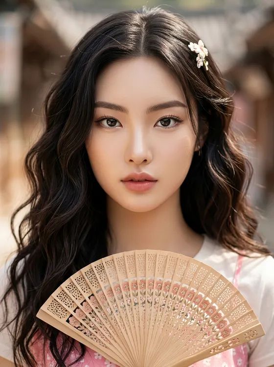 가상모델 #1494 얼굴 원본 4