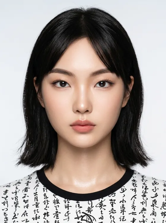 가상모델 #1494 얼굴 원본 24
