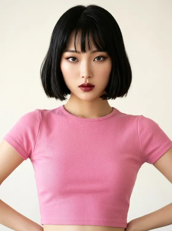 가상모델 #1496 얼굴 원본 2