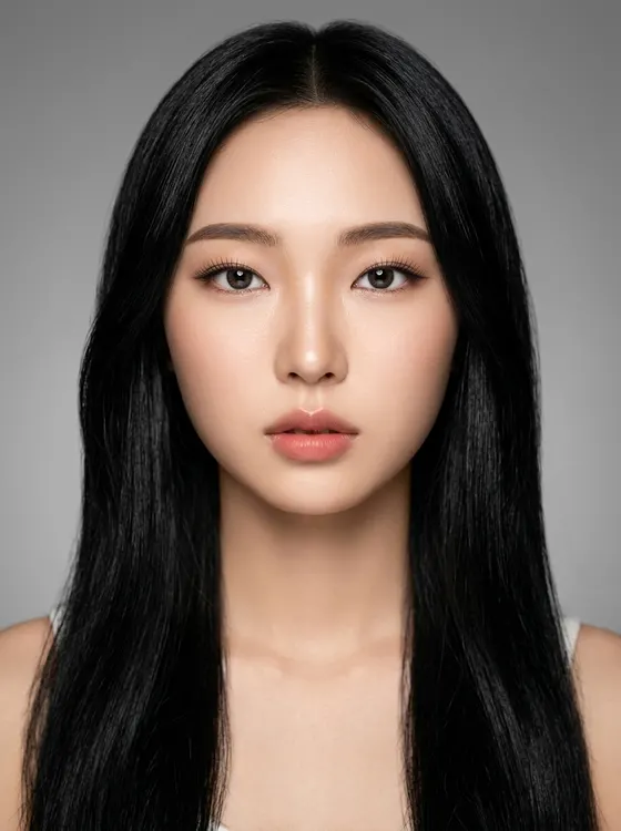가상모델 #1496 얼굴 원본 10