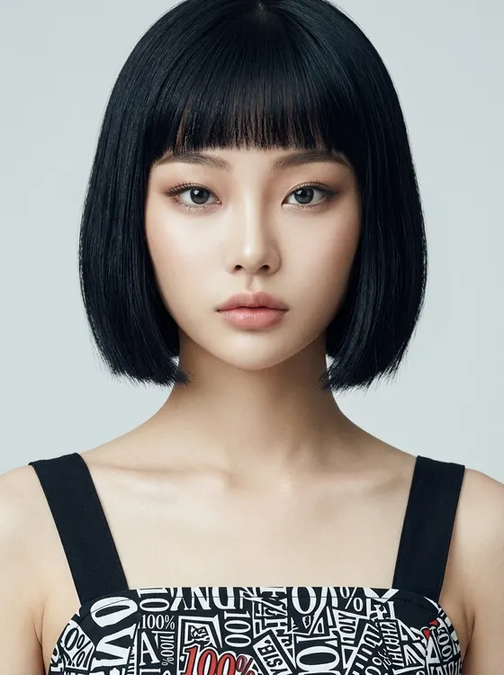 가상모델 #1499 얼굴 원본 9