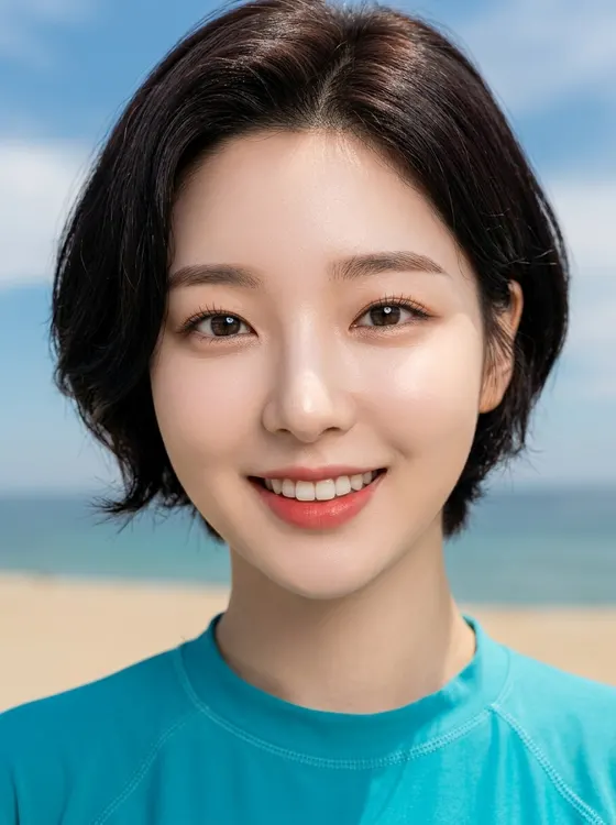 가상모델 #1459 얼굴 원본 16