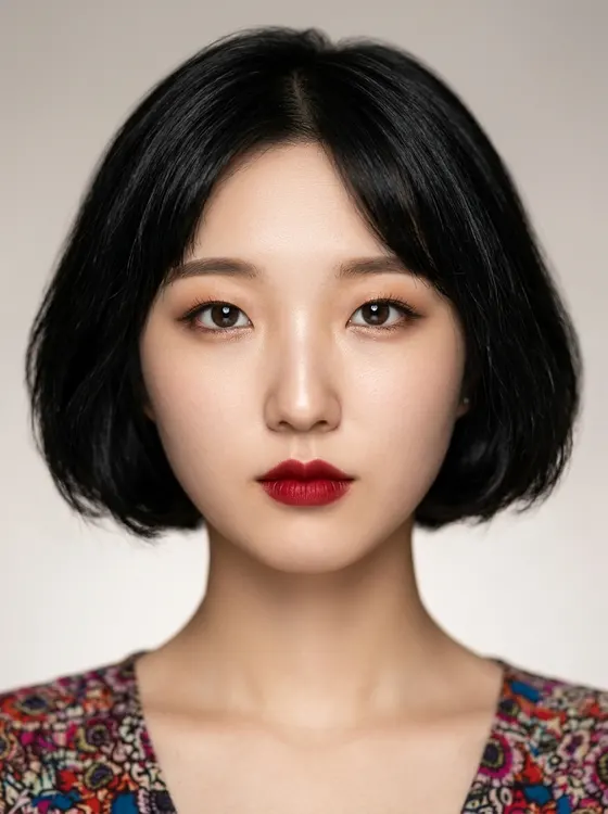 가상모델 #1377 얼굴 원본 5