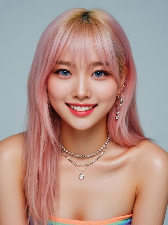 가상모델 #1478 얼굴 원본 8