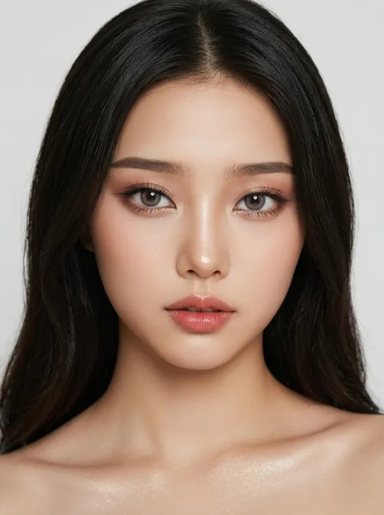 가상모델 #1478 얼굴 원본 24