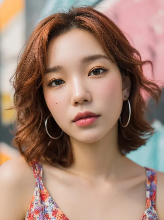 가상모델 #1132 얼굴 원본 9