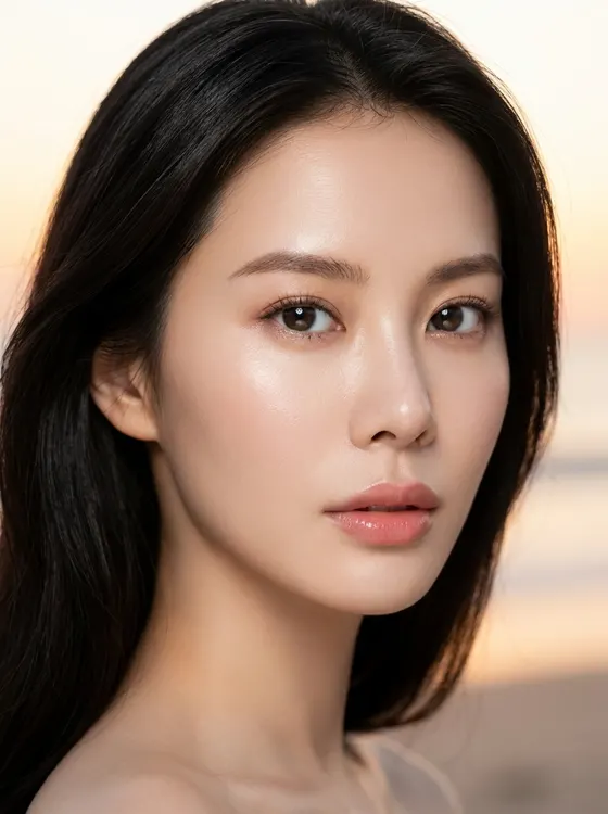 가상모델 #1 얼굴 원본 3