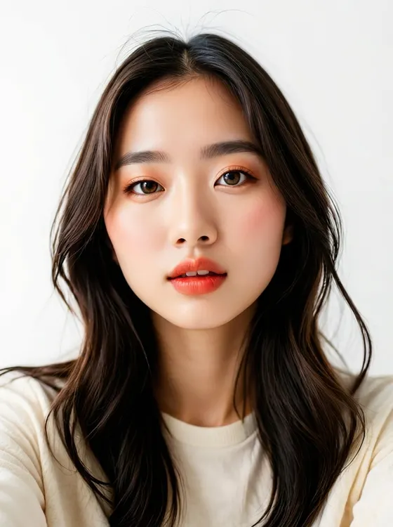 가상모델 #1321 얼굴 원본 12