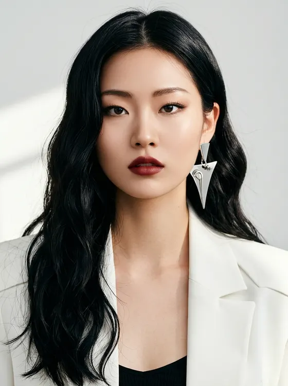 가상모델 #1484 얼굴 원본 24