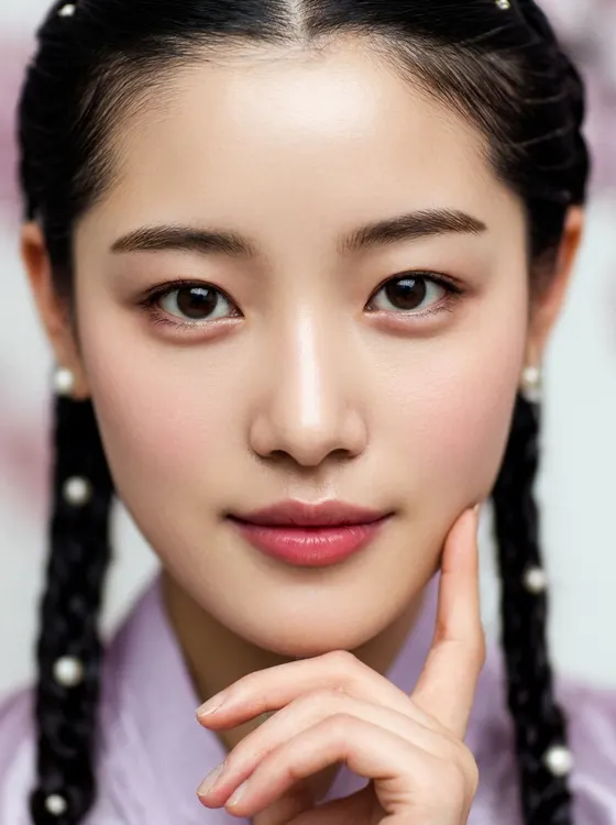 가상모델 #8 얼굴 원본 3